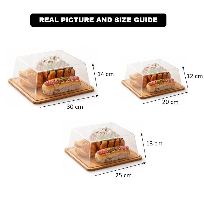 Delight Square Cake & Dessert Cloche