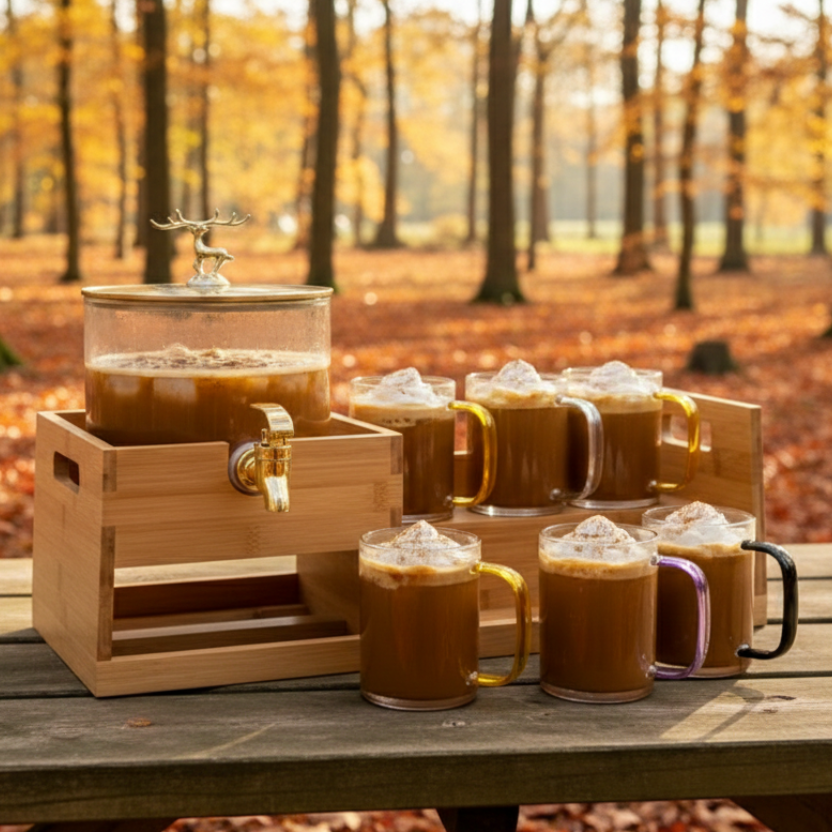 The Refresh Hub - Dispenser & Glasses Set
