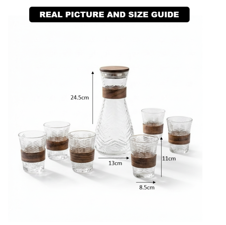 Wave Pitcher & Glasses Set