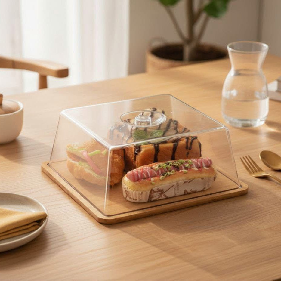 Delight Square Cake & Dessert Cloche